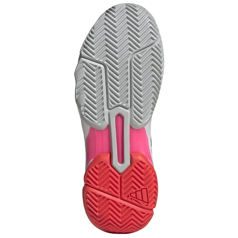 ZAPATILLAS ADIDAS COURTJAM CONTROL W FTWR WHITE/IRON MET./LUCID RED 2025 MUJER