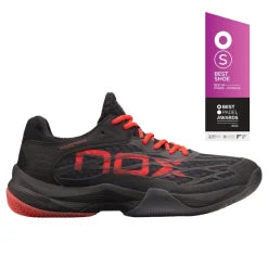 ZAPATILLAS NOX AT10 LUX NEGRO/ROJO