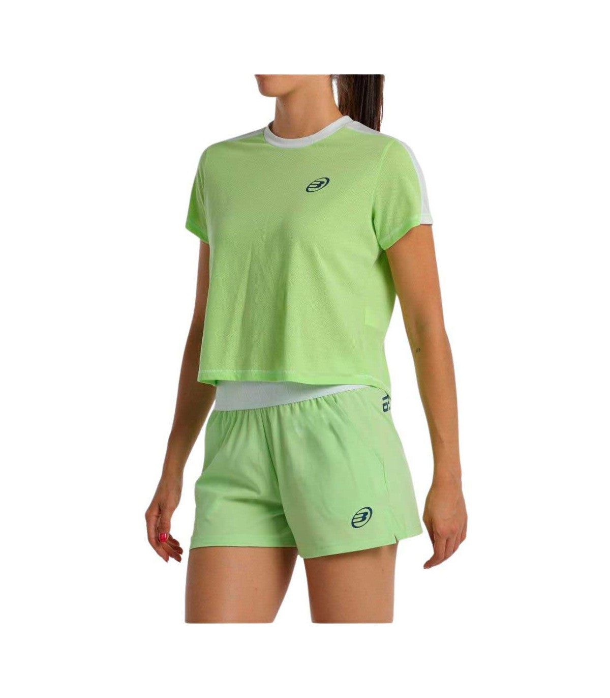 CAMISETA BULLPADEL BILMA VERDE MANZANA