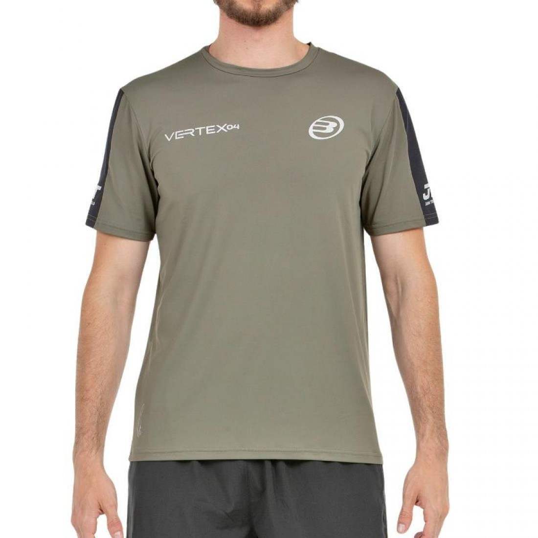 CAMISETA BULLPADEL JUAN TELLO 25V KAKI