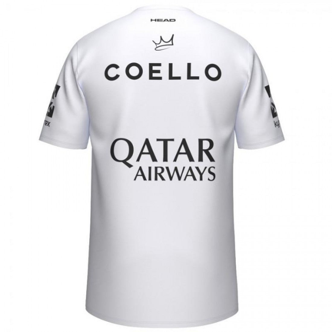 CAMISETA HEAD ARTURO COELLO SPONSORS BLANCO