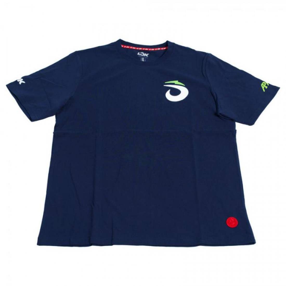 CAMISETA LOK A1 PADEL GLACIER AZUL MARINO MUJER