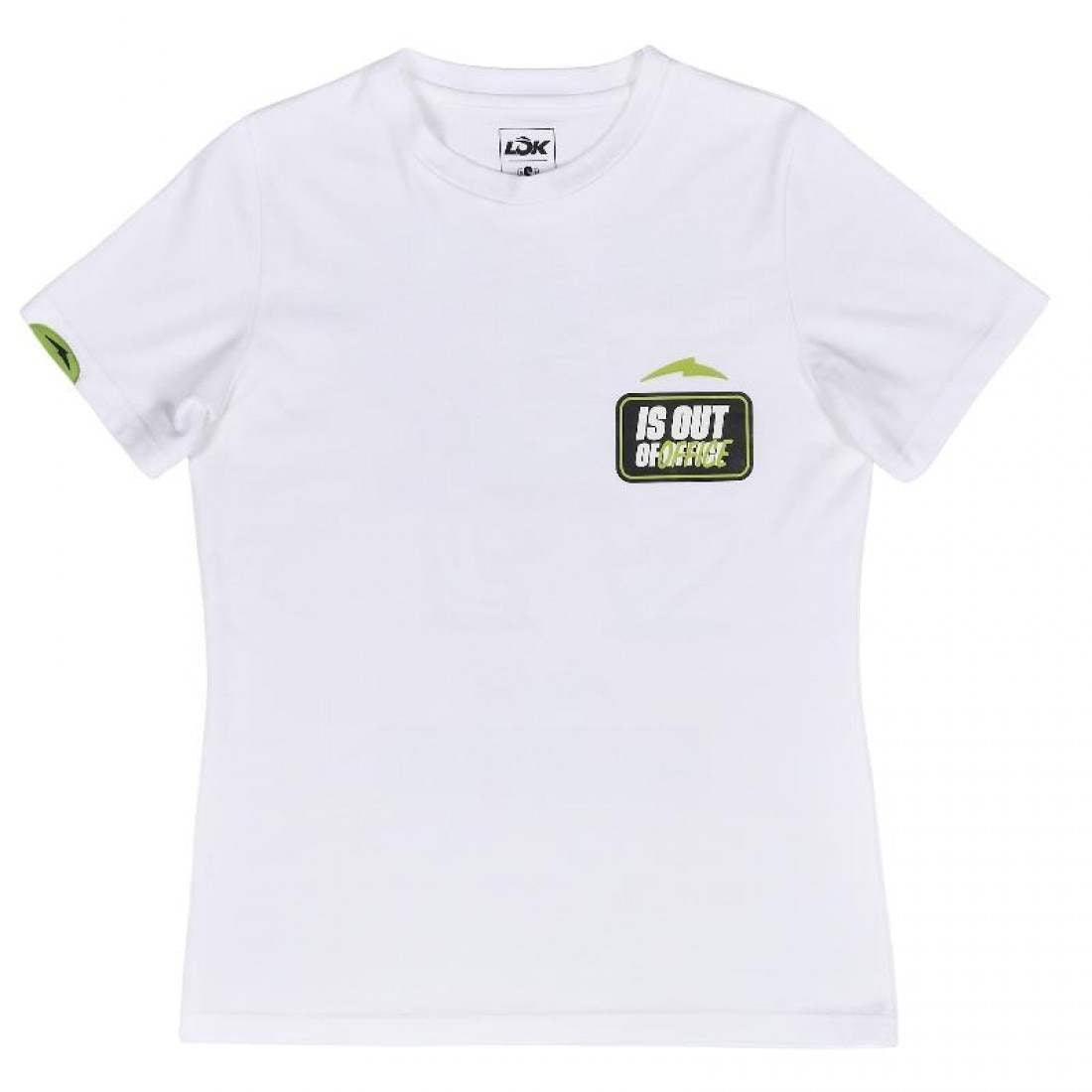 CAMISETA LOK OUT OF OFFICE BLANCO MUJER