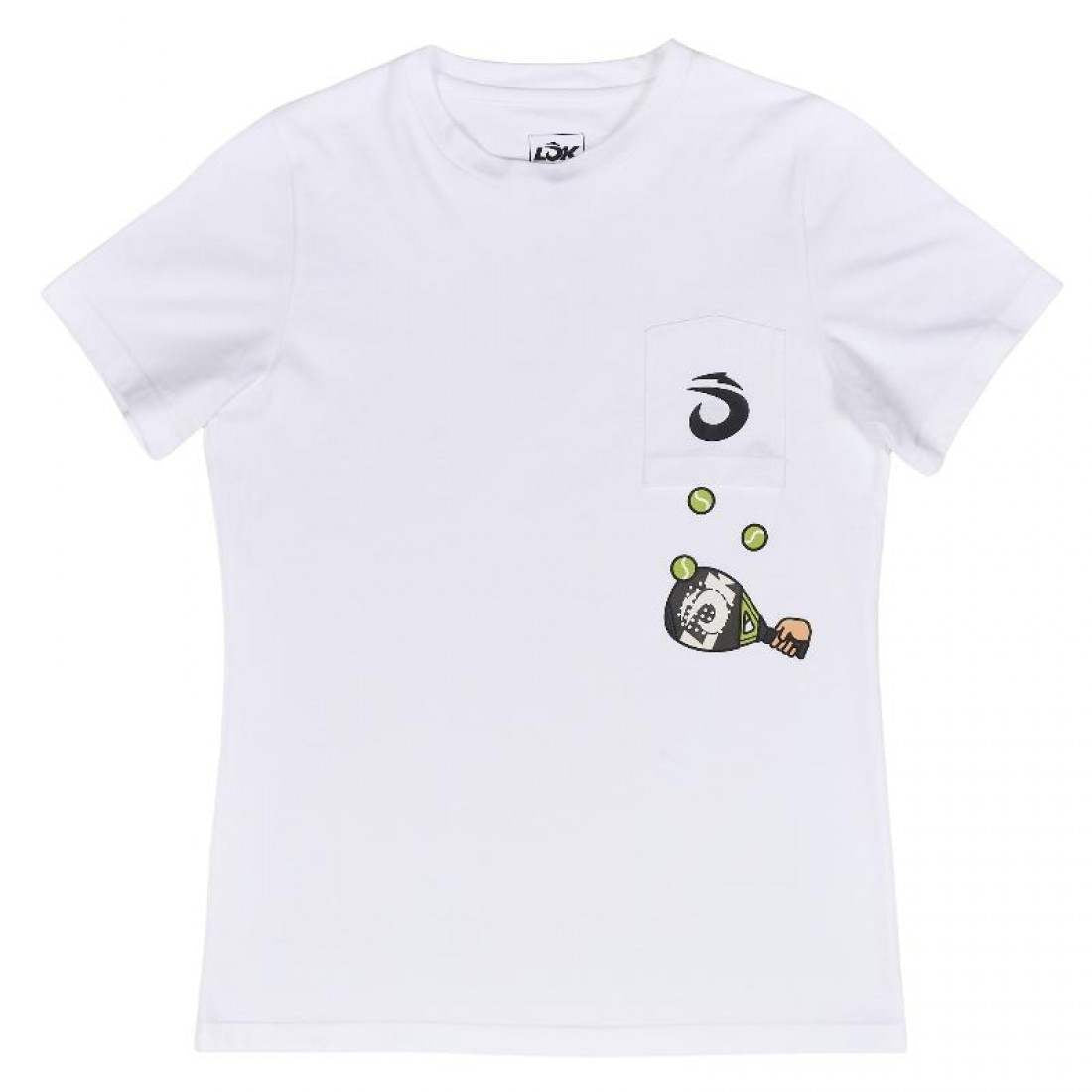 CAMISETA LOK THE JUGGLER BLANCO MUJER