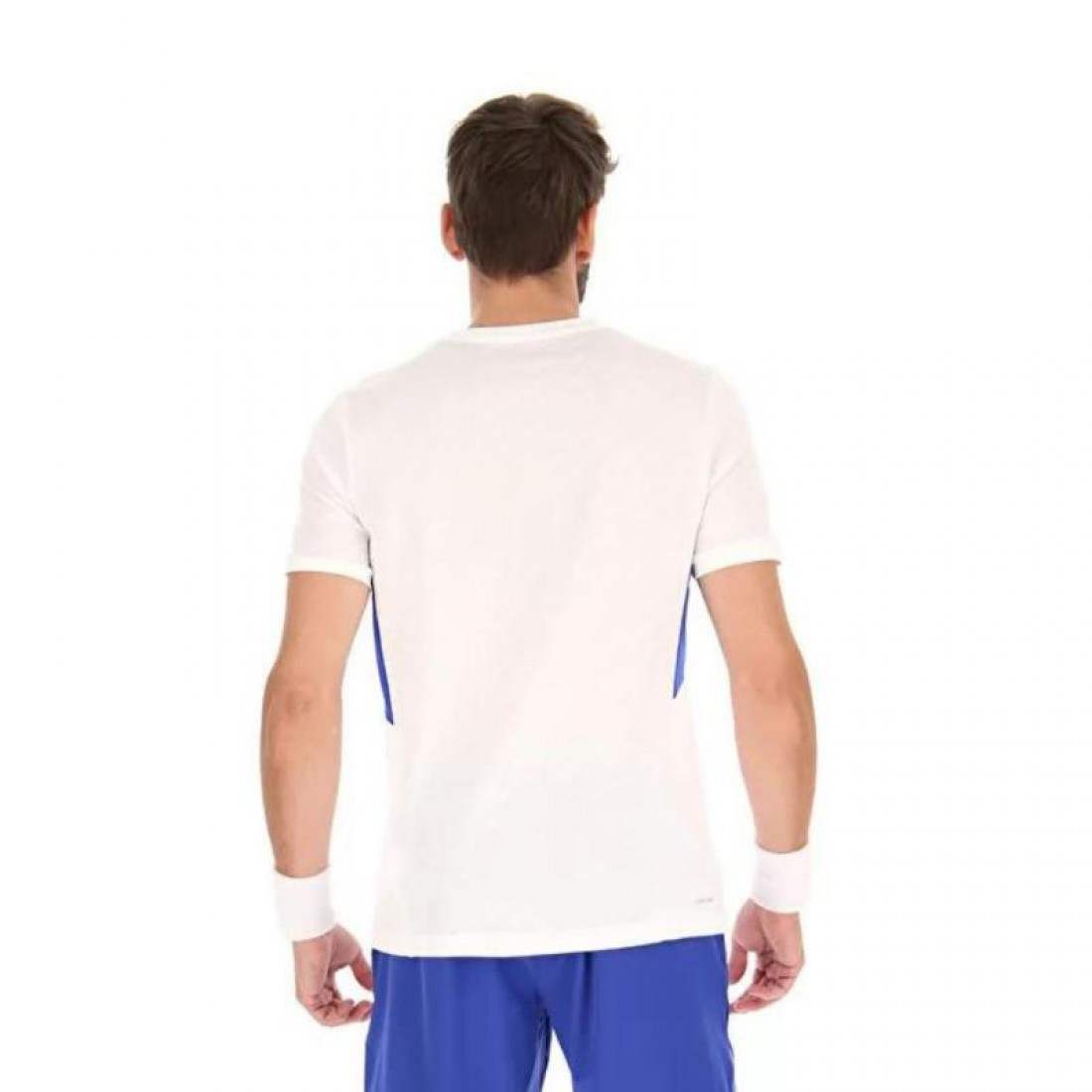 CAMISETA LOTTO TECH I D2 BLANCO AZUL