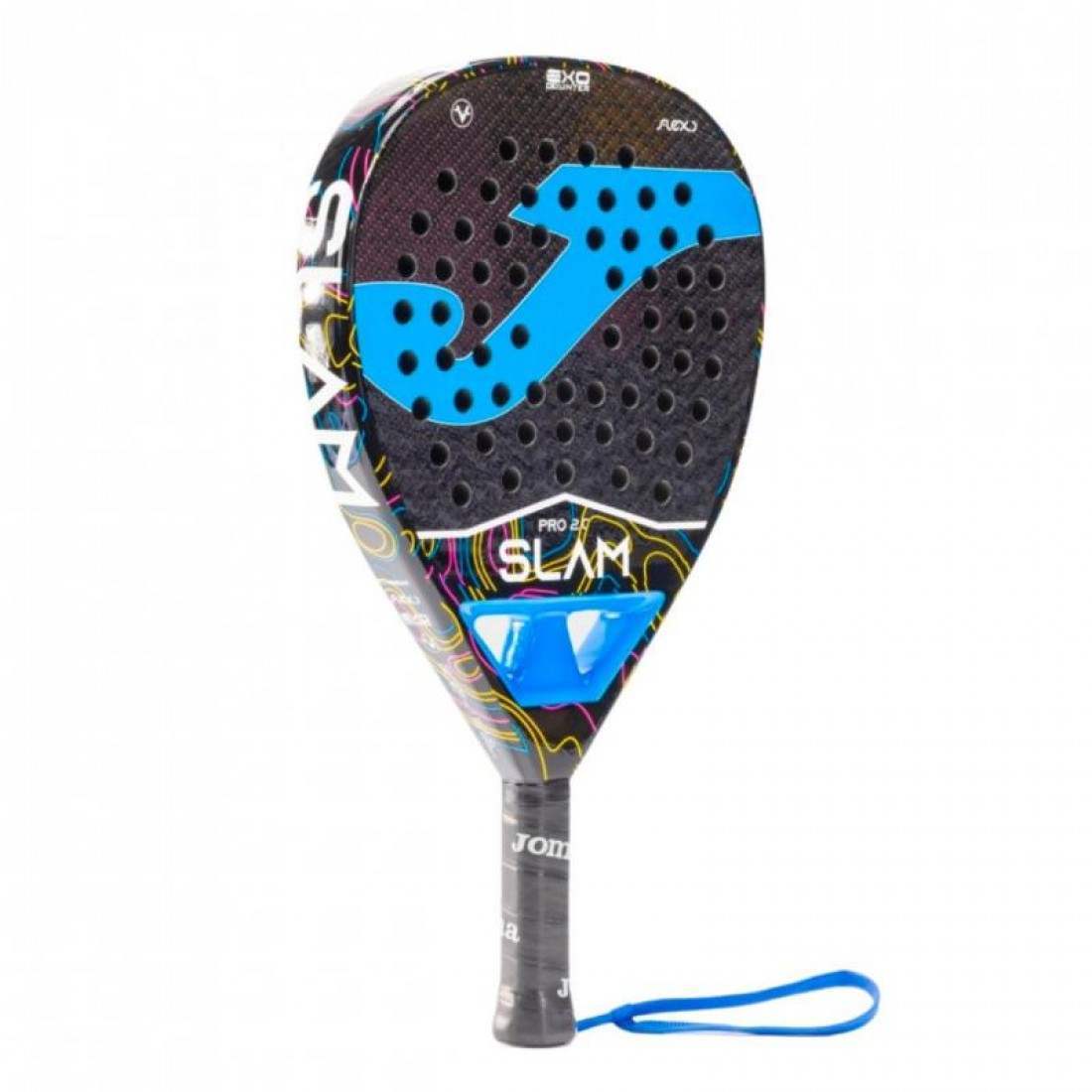PALA JOMA SLAM PRO 2.0 NEGRO TURQUESA