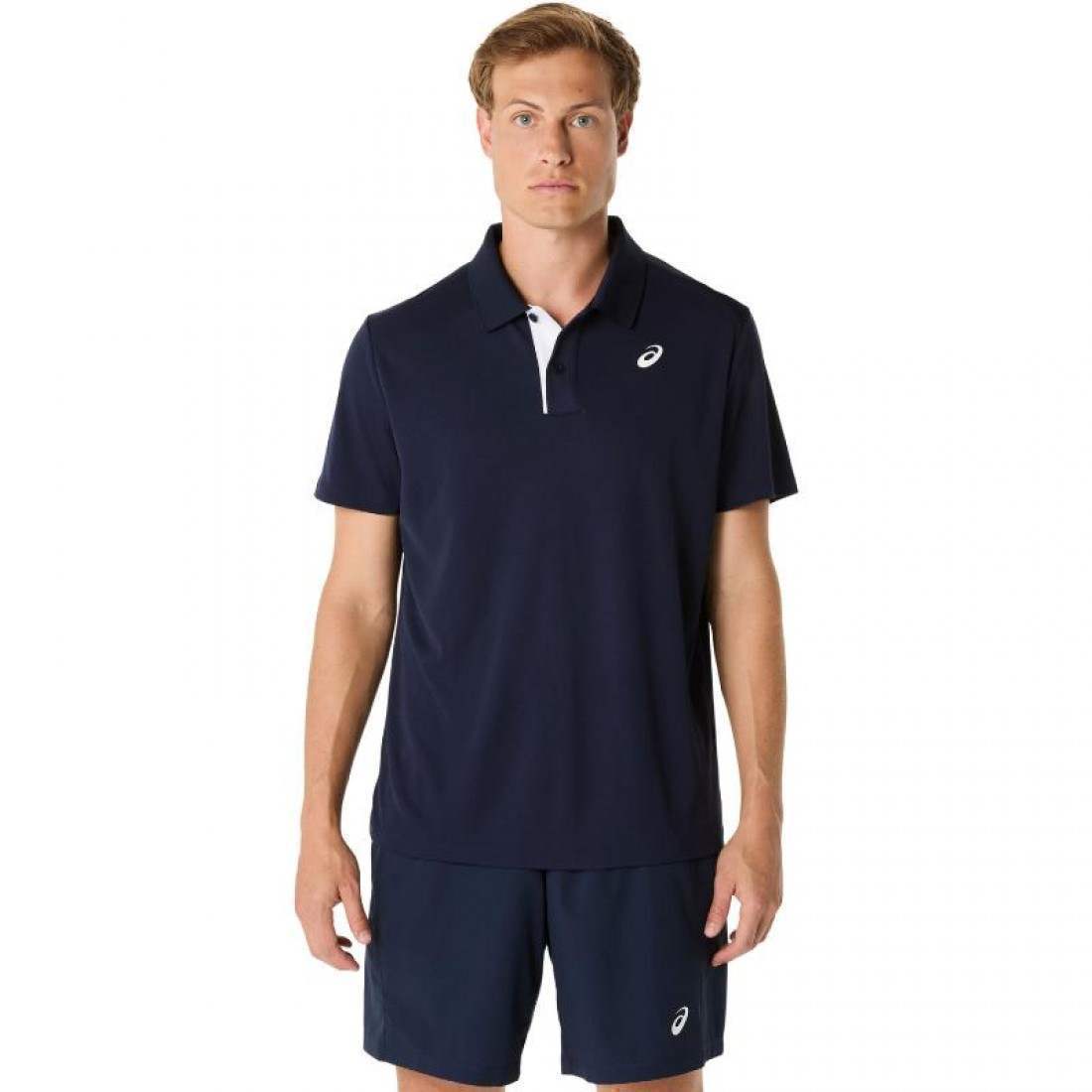 POLO ASICS COURT AZUL MEDIANOCHE