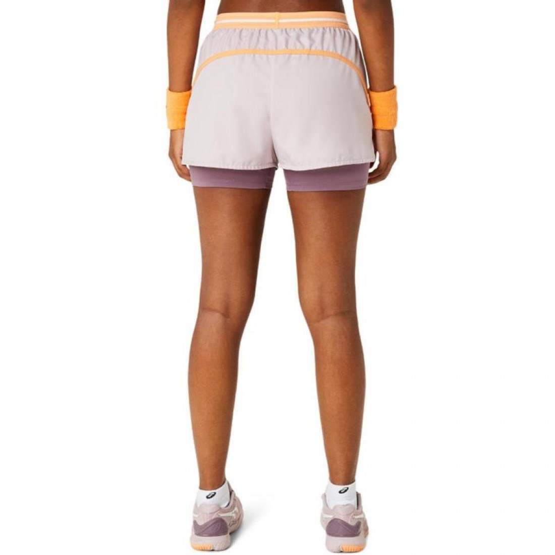 SHORT ASICS MATCH ROSA MUJER