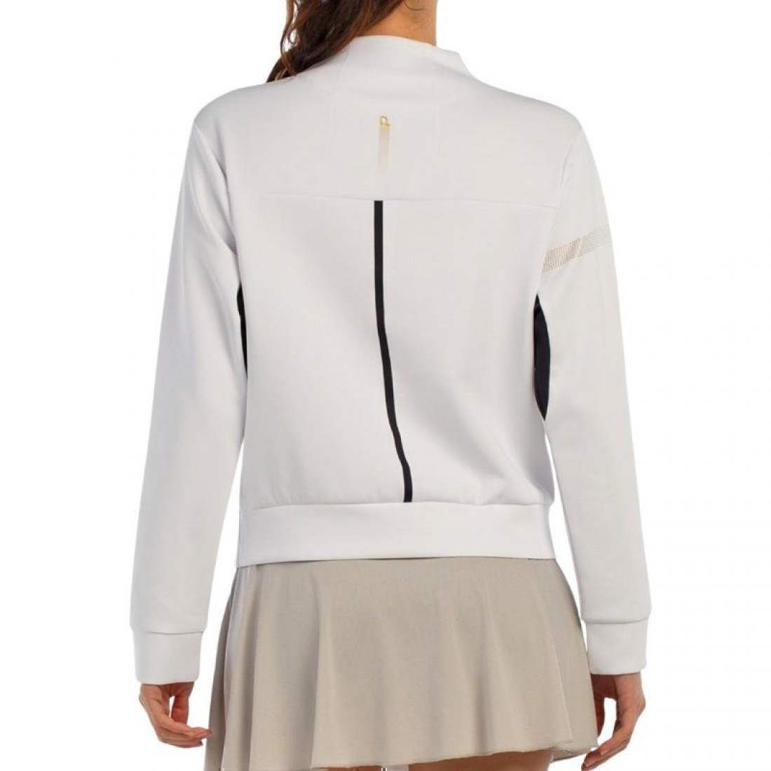 SUDADERA BULLPADEL PREMIER PADEL AIRAR BLANCO