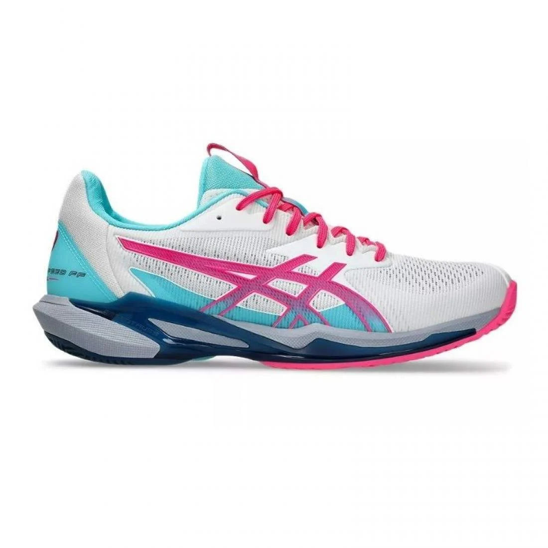 ZAPATILLAS ASICS SOLUTION SPEED FF 3 PADEL BLANCO ROSA