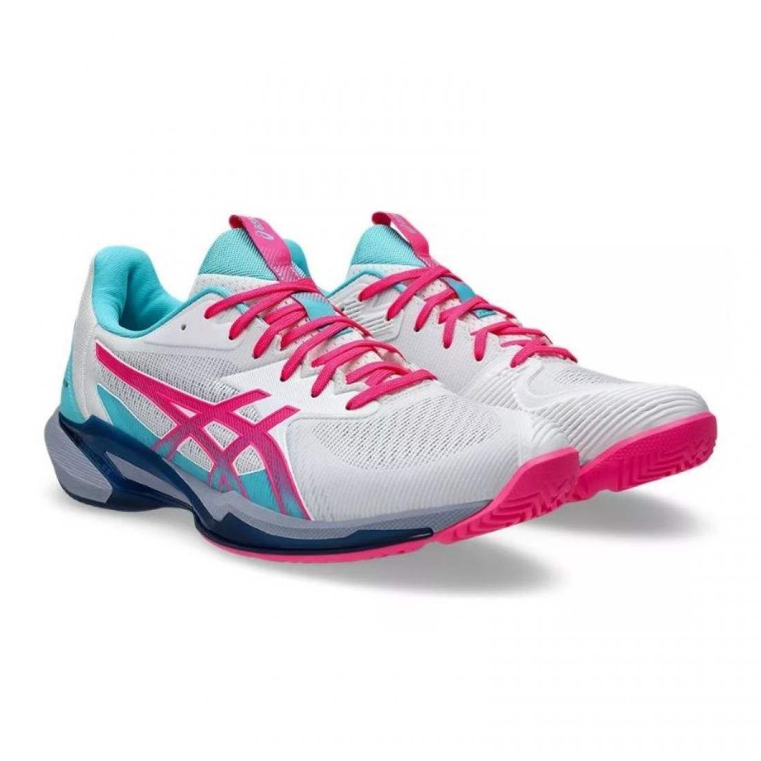 ZAPATILLAS ASICS SOLUTION SPEED FF 3 PADEL BLANCO ROSA