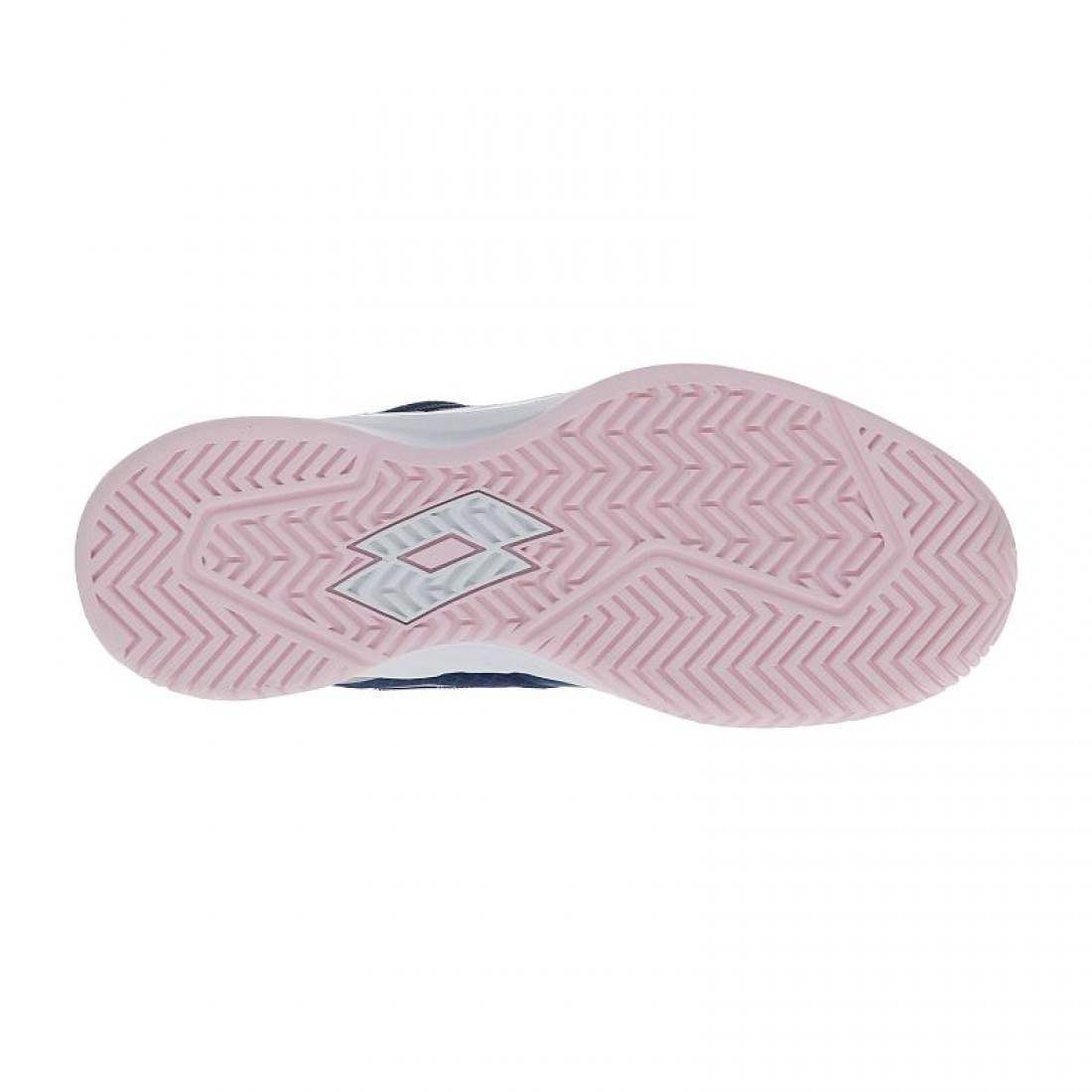 ZAPATILLAS LOTTO MIRAGE 500 II AZUL DENIM ROSA GRIS METAL MUJER