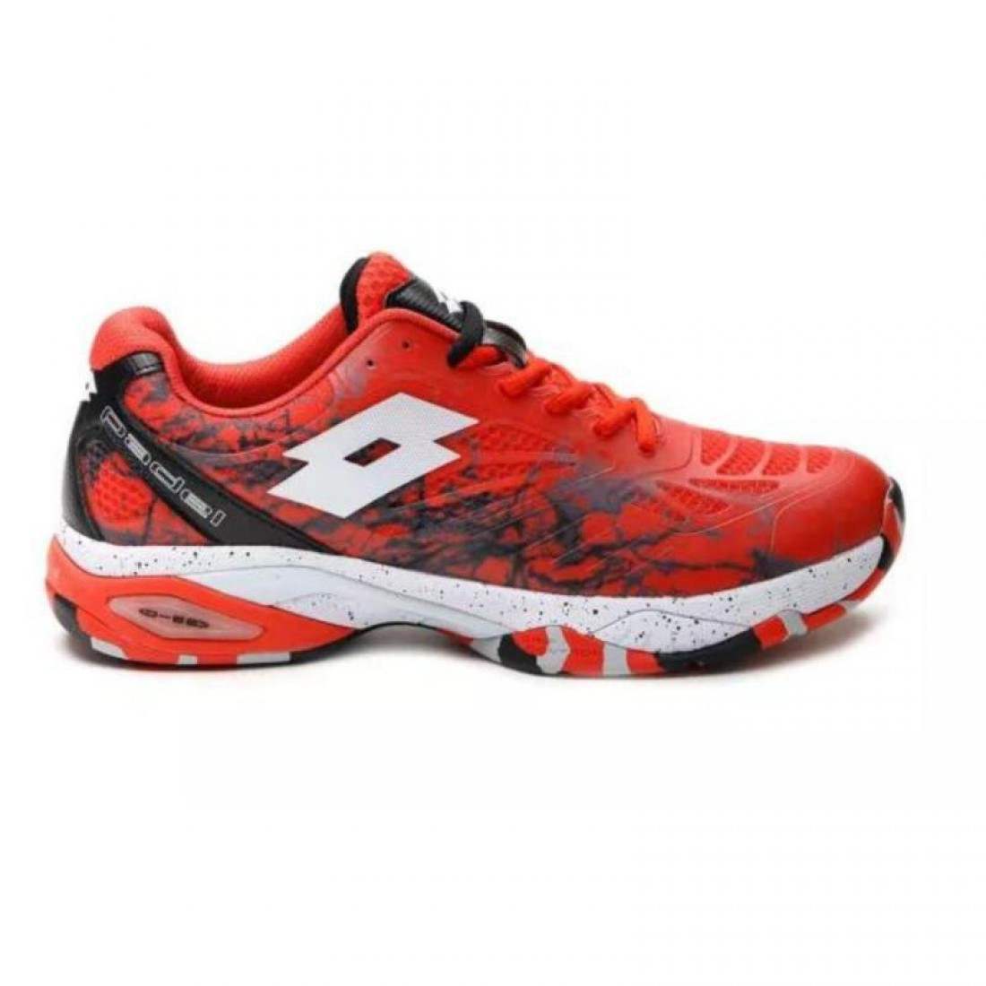 ZAPATILLAS LOTTO SUPERRAPIDAS 200 IV ROJO NEGRO