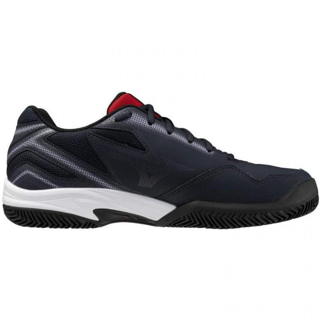 ZAPATILLA MIZUNO BREAK SHOT 4 PADEL GRIS BLANCO ROJO