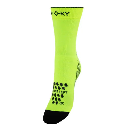 CALCETINES FLOKY S-MASH AMARILLO FLUOR 2025