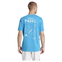 CAMISETA ADIDAS M PADEL G AZUL BRILLANTE