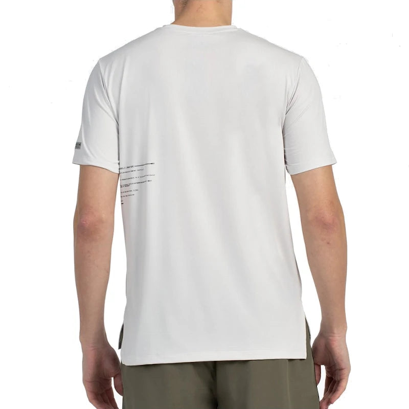 CAMISETA BULLPADEL MONDA GRIS PERLA