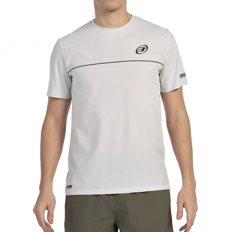 CAMISETA BULLPADEL MONDA GRIS PERLA
