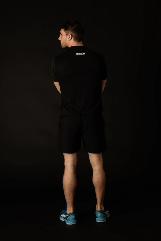CAMISETA DRYPLAY CLASICA NEGRA