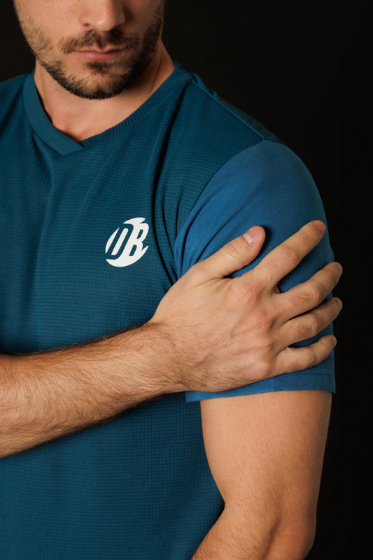 CAMISETA DRYPLAY CLASICA AZUL