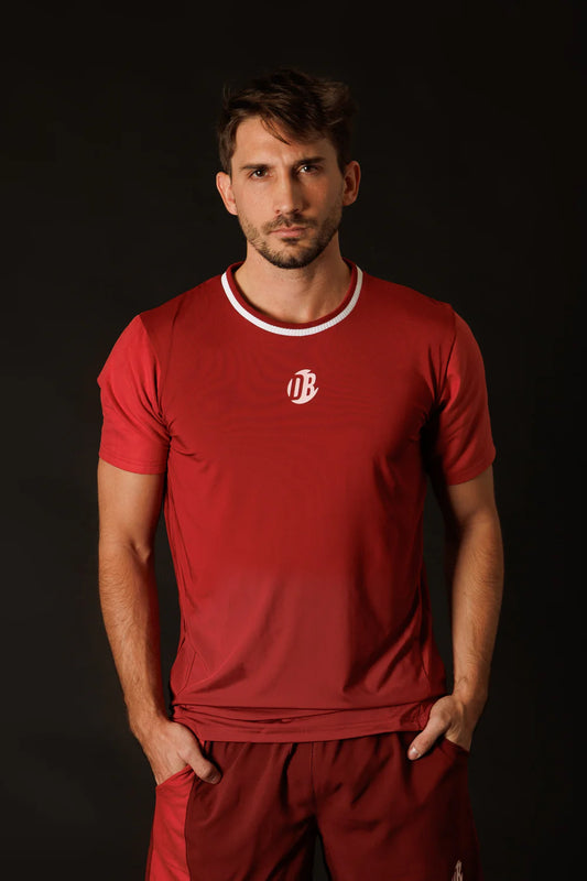 CAMISETA ADVANCE DRYPLAY VINO