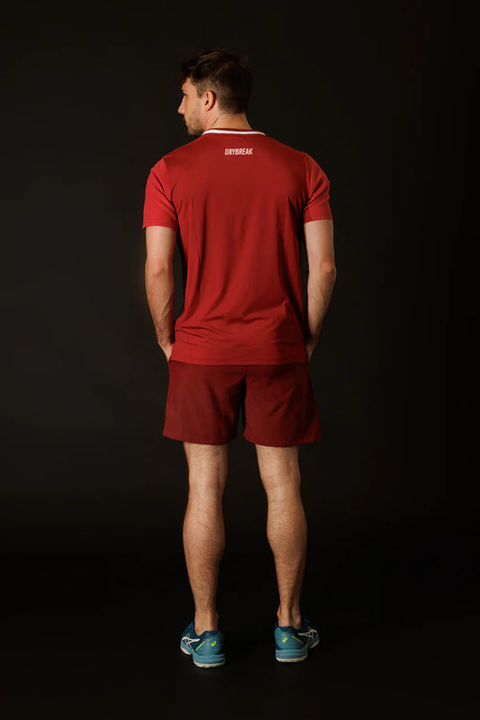 CAMISETA ADVANCE DRYPLAY VINO