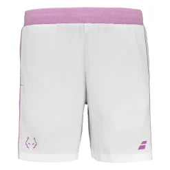 SHORT BABOLAT JUAN LEBRON BLANCO/ROSA 2025