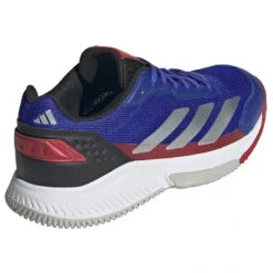 ZAPATILLAS ADIDAS COURTQUICK PADEL M LUCID BLUE/SILVER MED/LUCID RED 2025