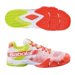 ZAPATILLA BABOLAT MOVEA ROJO/BLANCO/AMARILLO FLUOR