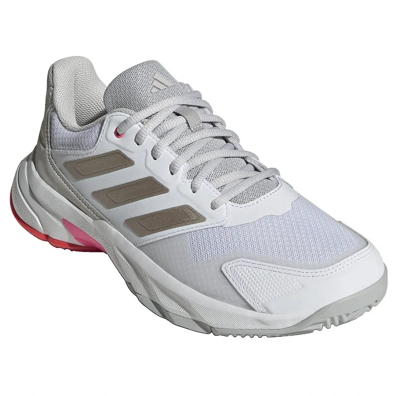 ZAPATILLAS ADIDAS COURTJAM CONTROL W FTWR WHITE/IRON MET./LUCID RED 2025 MUJER