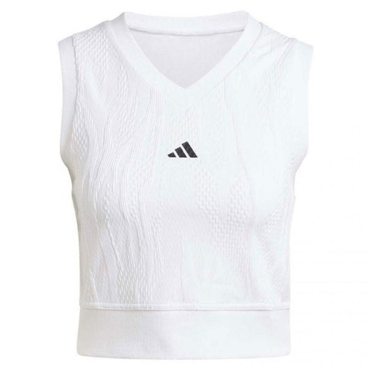 CAMISETA ADIDAS CROP TOP PRO BLANCO MUJER