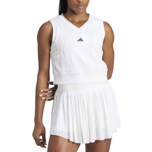 CAMISETA ADIDAS CROP TOP PRO BLANCO MUJER
