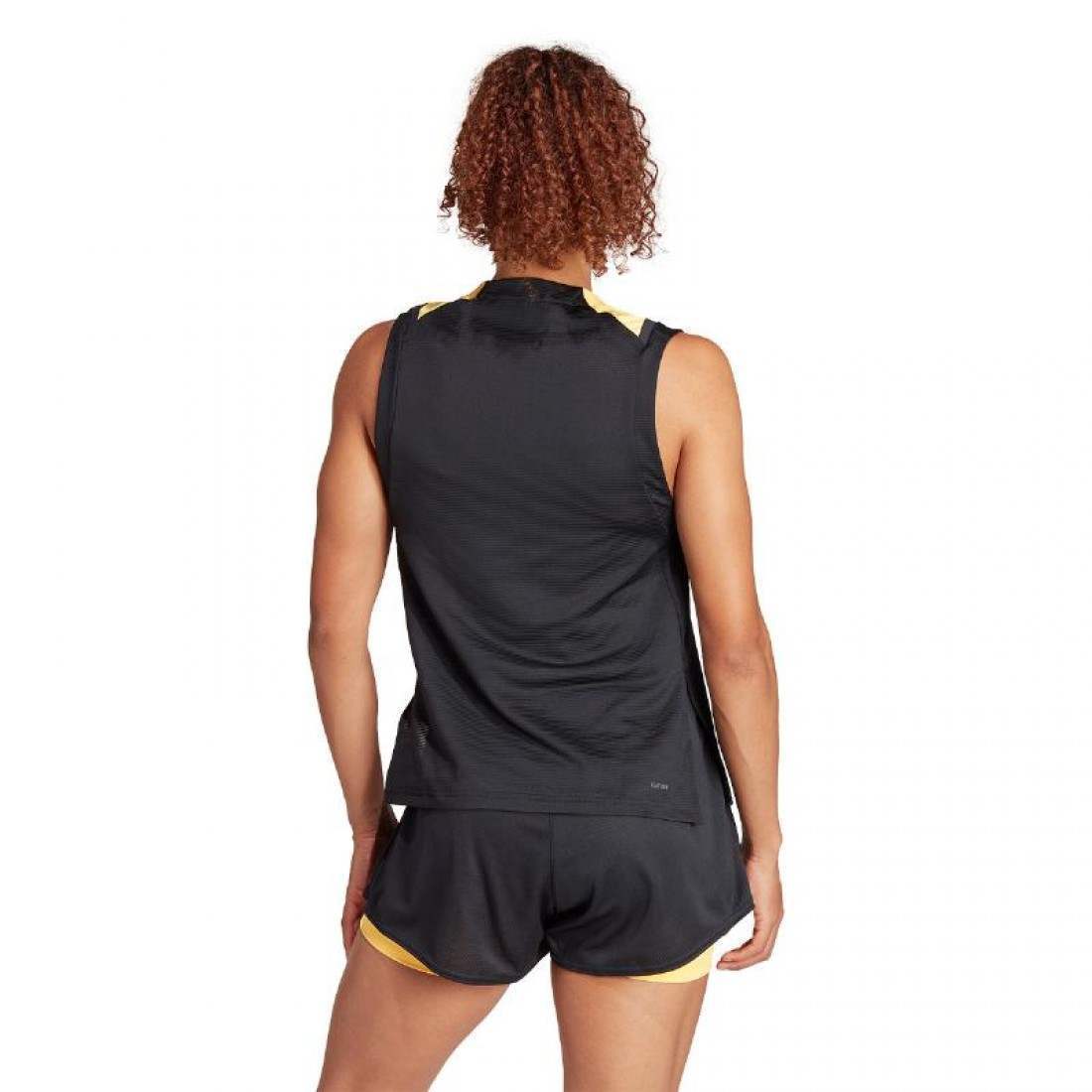 CAMISETA ADIDAS MATCH PRO BLANCO NARANJA NEGRO MUJER