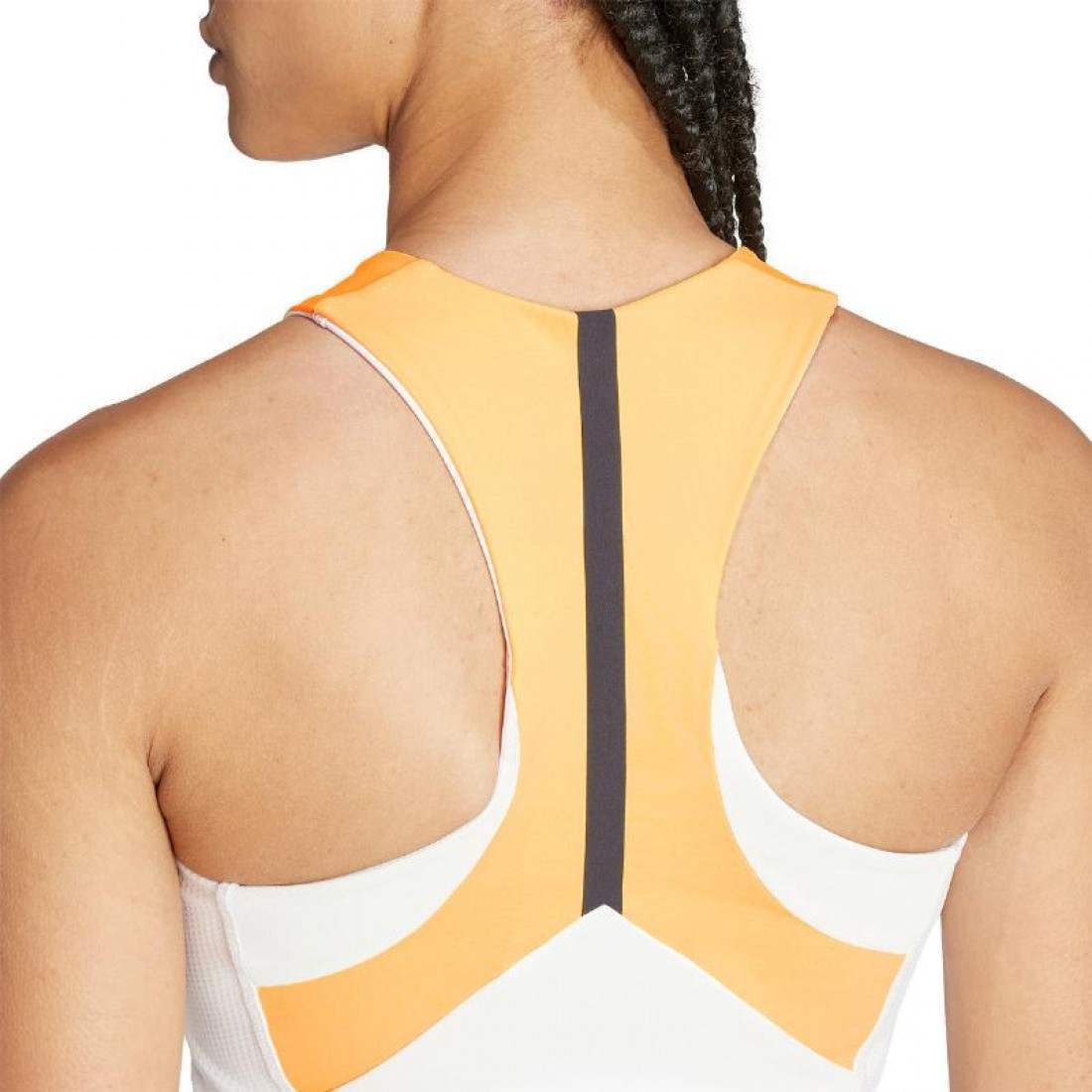 CAMISETA ADIDAS PRO NARANJA BLANCO MUJER