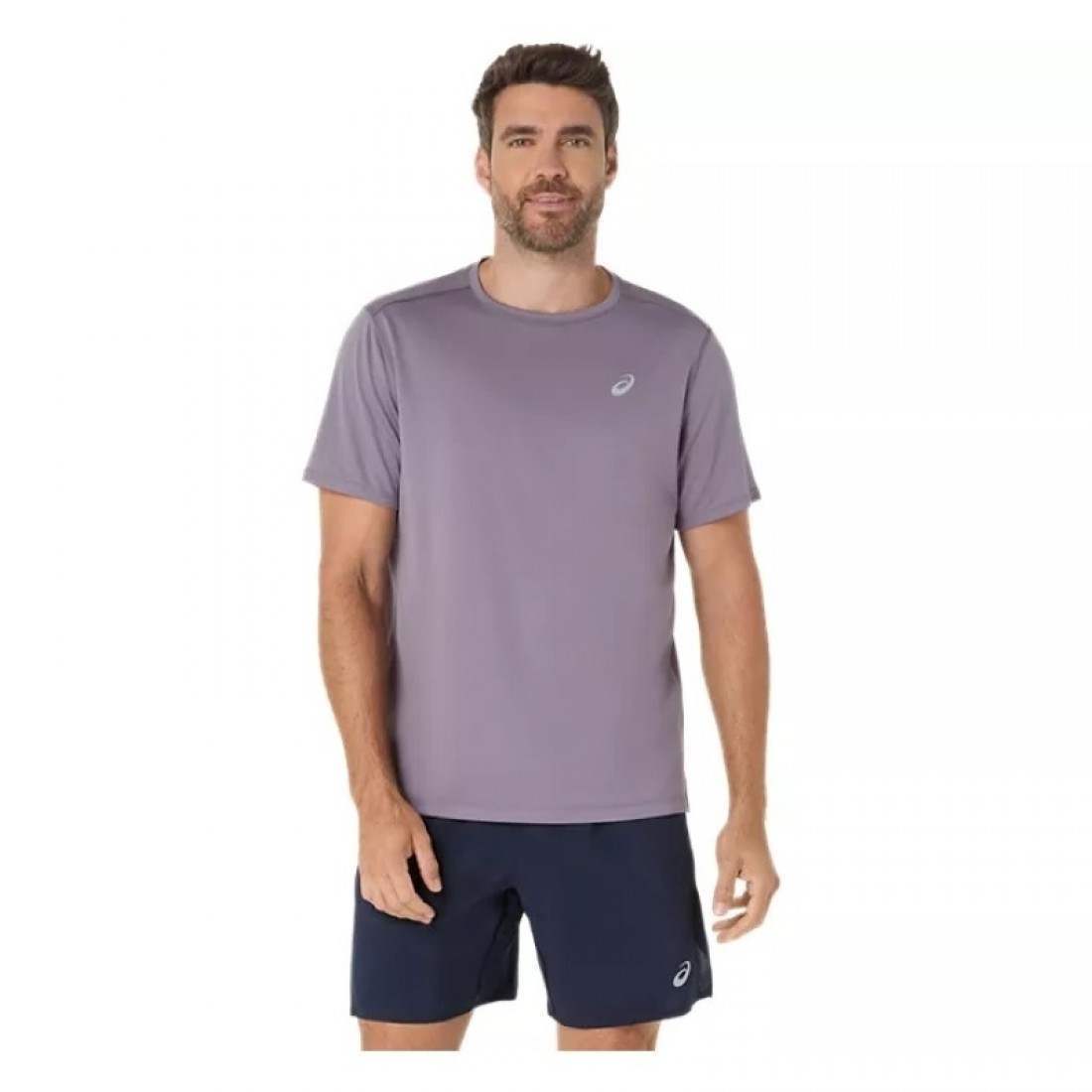 CAMISETA ASISC CORE SS TOP GRIS LAVANDA