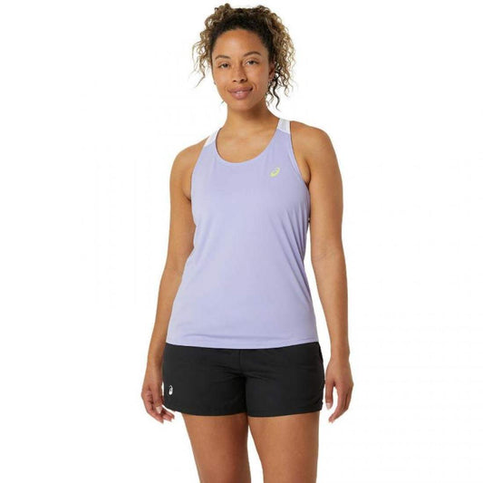CAMISETA ASICS COURT VAPOR BLANCO BRILLANTE MUJER