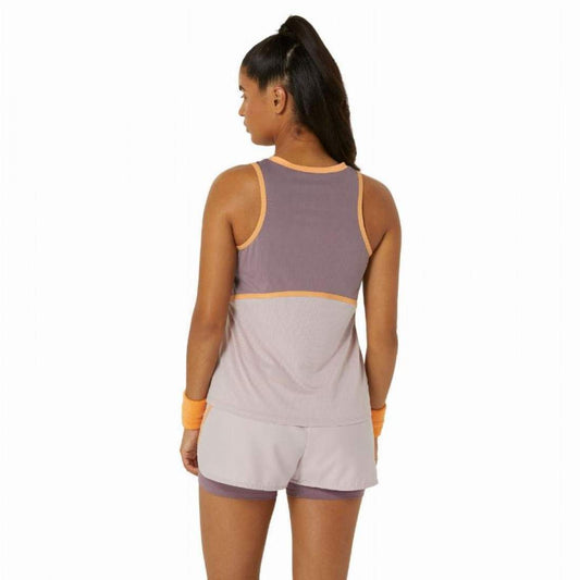 CAMISETA ASICS MATCH ROSA MUJER