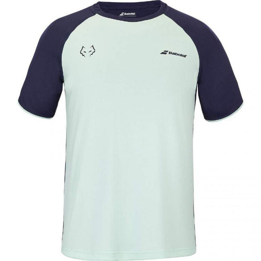 CAMISETA BABOLAT JUAN LEBRON VERDE AZUL