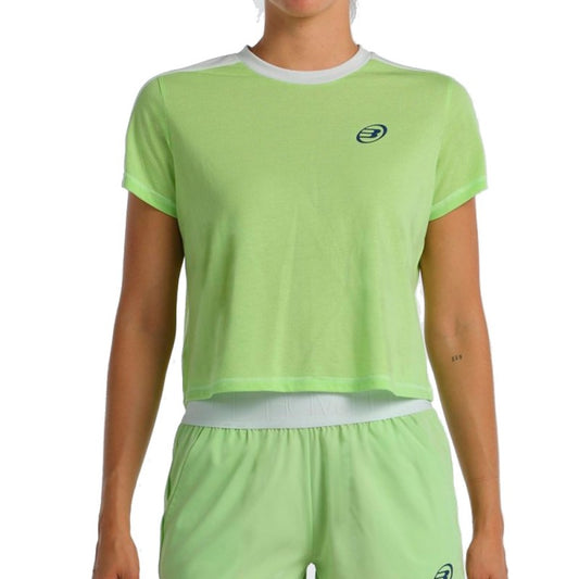 CAMISETA BULLPADEL BILMA VERDE MANZANA