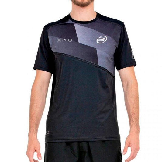 CAMISETA BULLPADEL DI NENNO 25V NEGRO