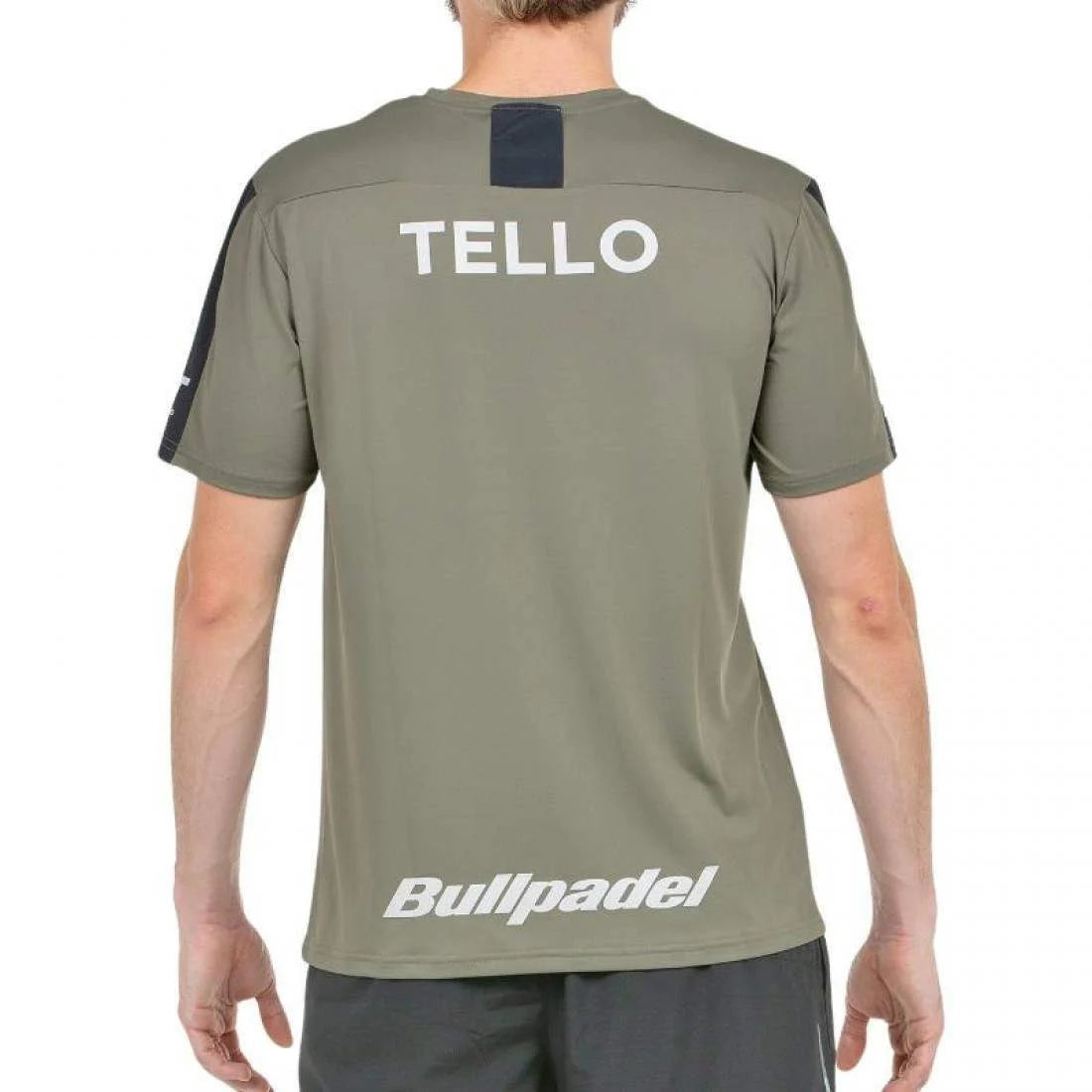 CAMISETA BULLPADEL JUAN TELLO 25V KAKI