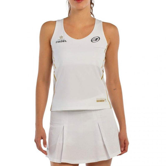 CAMISETA BULLPADEL PREMIER PADEL ACORA BLANCO