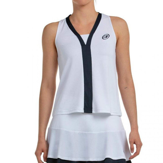 CAMISETA BULLPADEL TALITA BLANCO