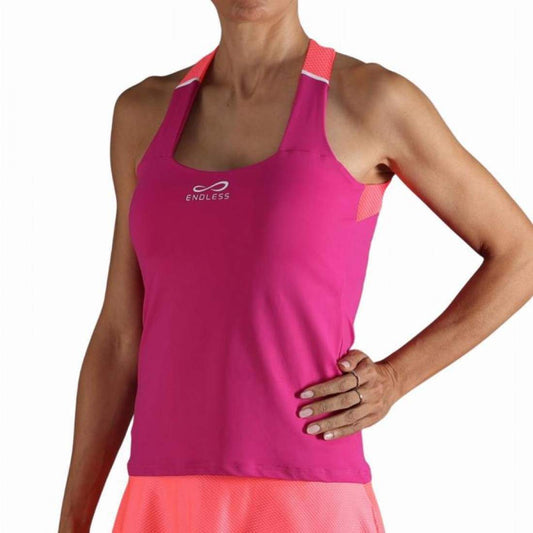 CAMISETA ENDLESS CROSS FUCSIA OSCURO