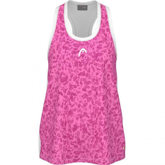 CAMISETA HEAD AGILITY ROSA PRINT