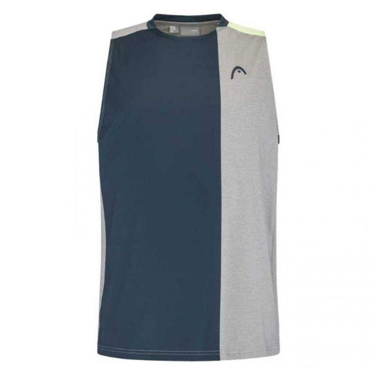 CAMISETA HEAD TOP GRIS VERDE PASTEL