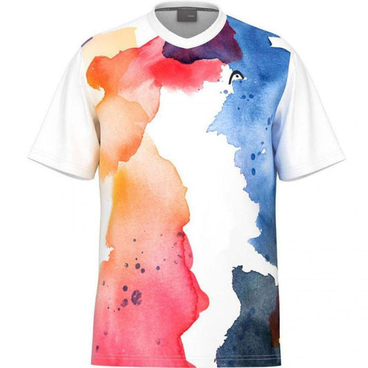 CAMISETA HEAD TOSPIN AZUL ROYAL PRINT