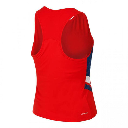 CAMISETA LOTTO SQUADRA III ROJO INTENSO MUJER