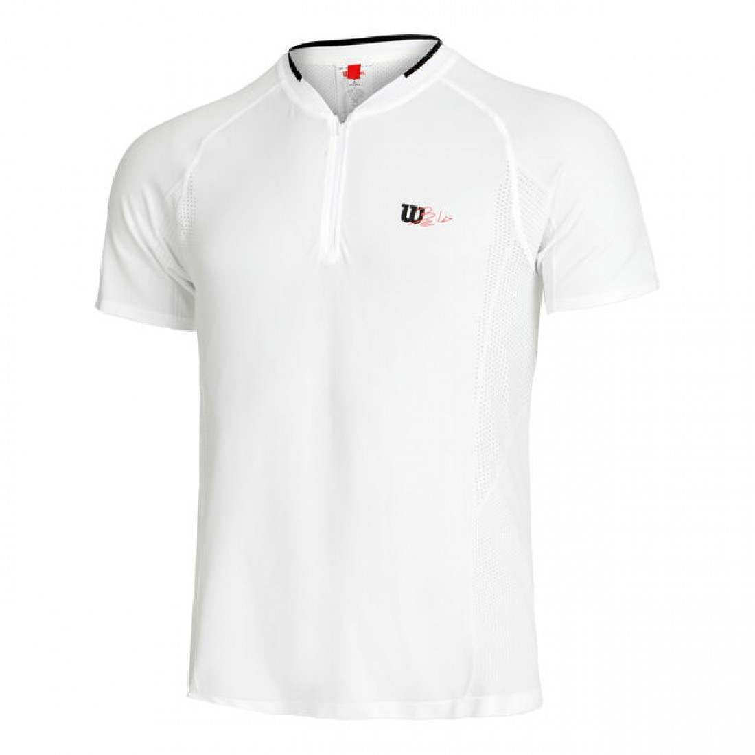 CAMISETA WILSON BELA SEAMLESS ZIPHNLY 2.0 BLANCO