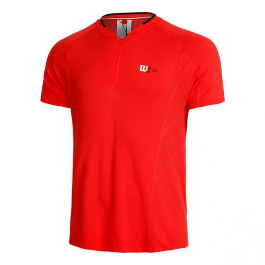 CAMISETA WILSON BELA SEAMLESS ZIPHNLY 2.0 ROJO